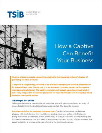 TSIB - Captive Benefits Sell Sheet