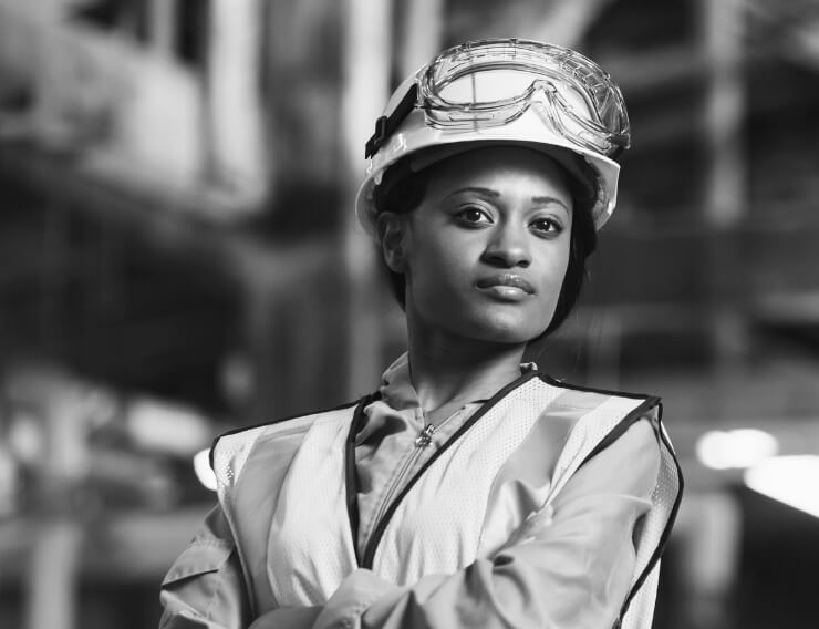 Woman Hardhat